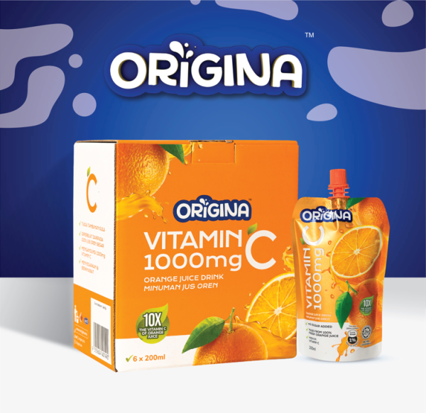 Origina - Vitamin C Orange Juice with innerbox (200ml x 24)