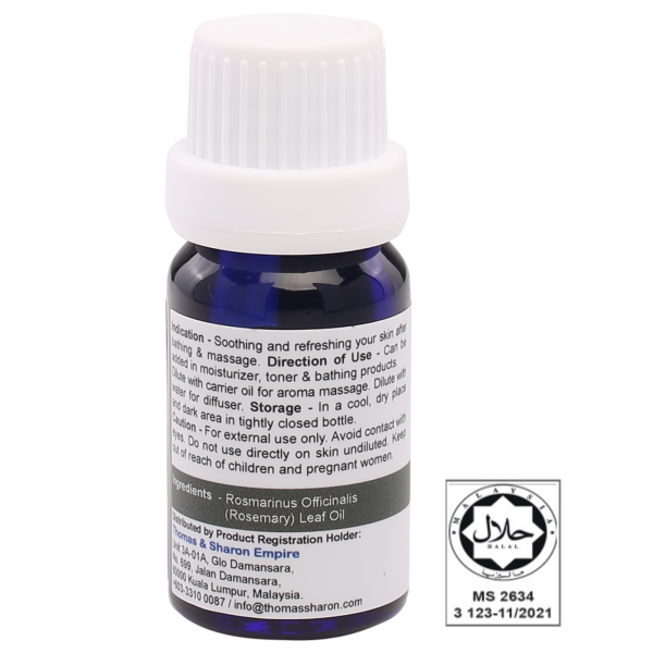 Thomas & Sharon Rosemary Essential Oil (10ml) - Image 3