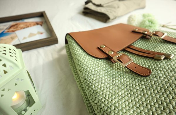 Green Crochet Bag - Image 2