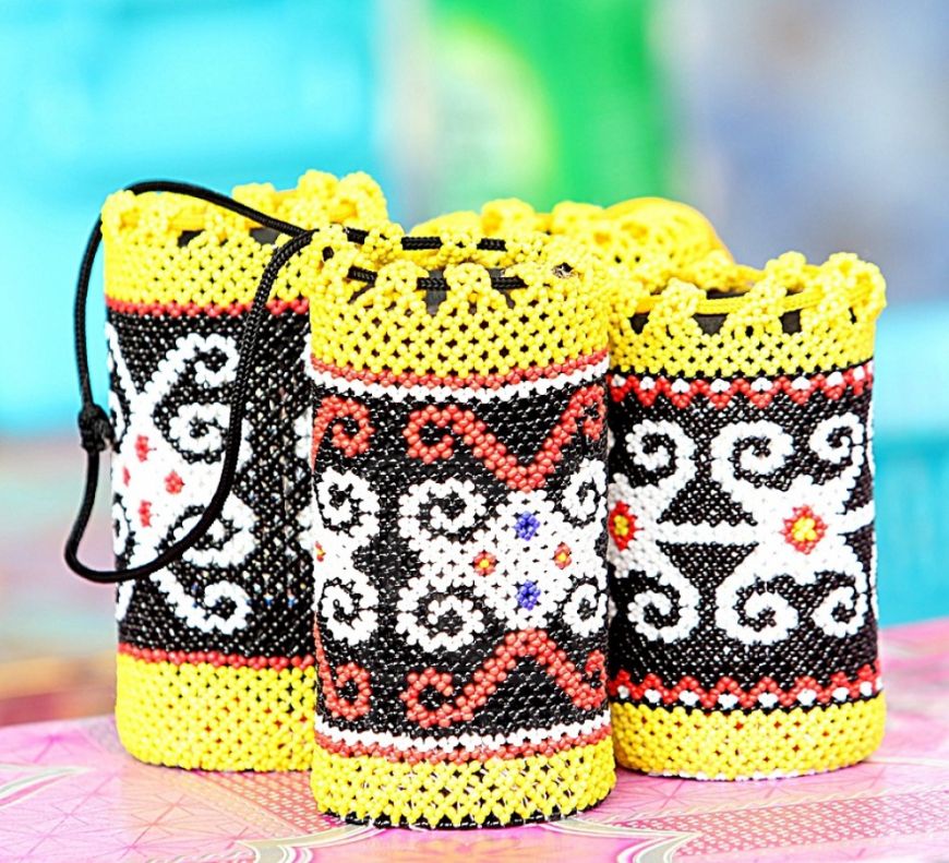 Kadazan keychain bag