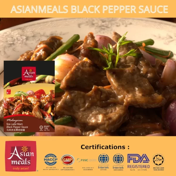 ASIANMEALS® BLACK PEPPER SAUCE 120GM - Image 3