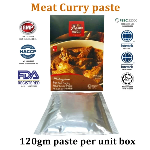 ASIANMEALS® MEAT CURRY PASTE 120GM - Image 2