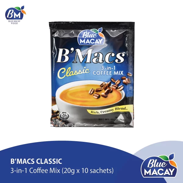 Blue Macay B'Macs Classic 3-in-1 Coffee Mix