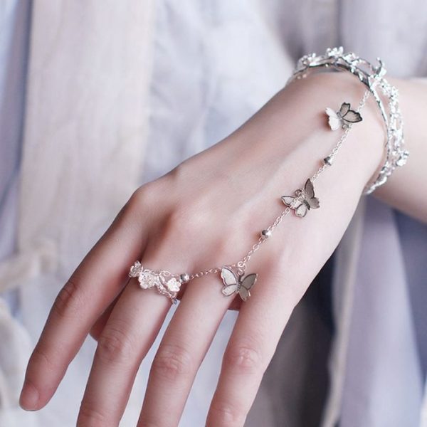 Aesthetic butterfly bracelet
