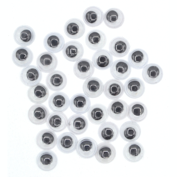 6mm Wiggly Eye Pack Of 100 - Image 2