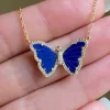 Aesthetic butterfly necklace