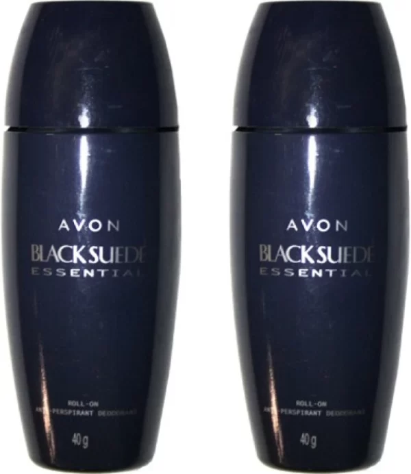 Black Suede Essential Roll-On Anti-Perspirant Deodorant 40ml - Image 2
