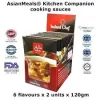 ASIANMEALS® KITCHEN COMPANION SAUCES : 6 FLAVOURS X 2 UNITS X 120GM