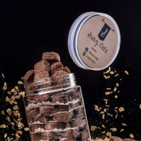 Snowy Oats - No Topping / Without Icing Sugar - Chocolate Oats Cookies