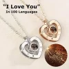 “ if he truly loves you, he will treat you like a princess” 100 languages ily necklace