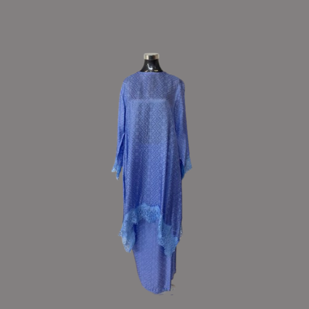 BAJU KURUNG FREESIZE (BLUE)